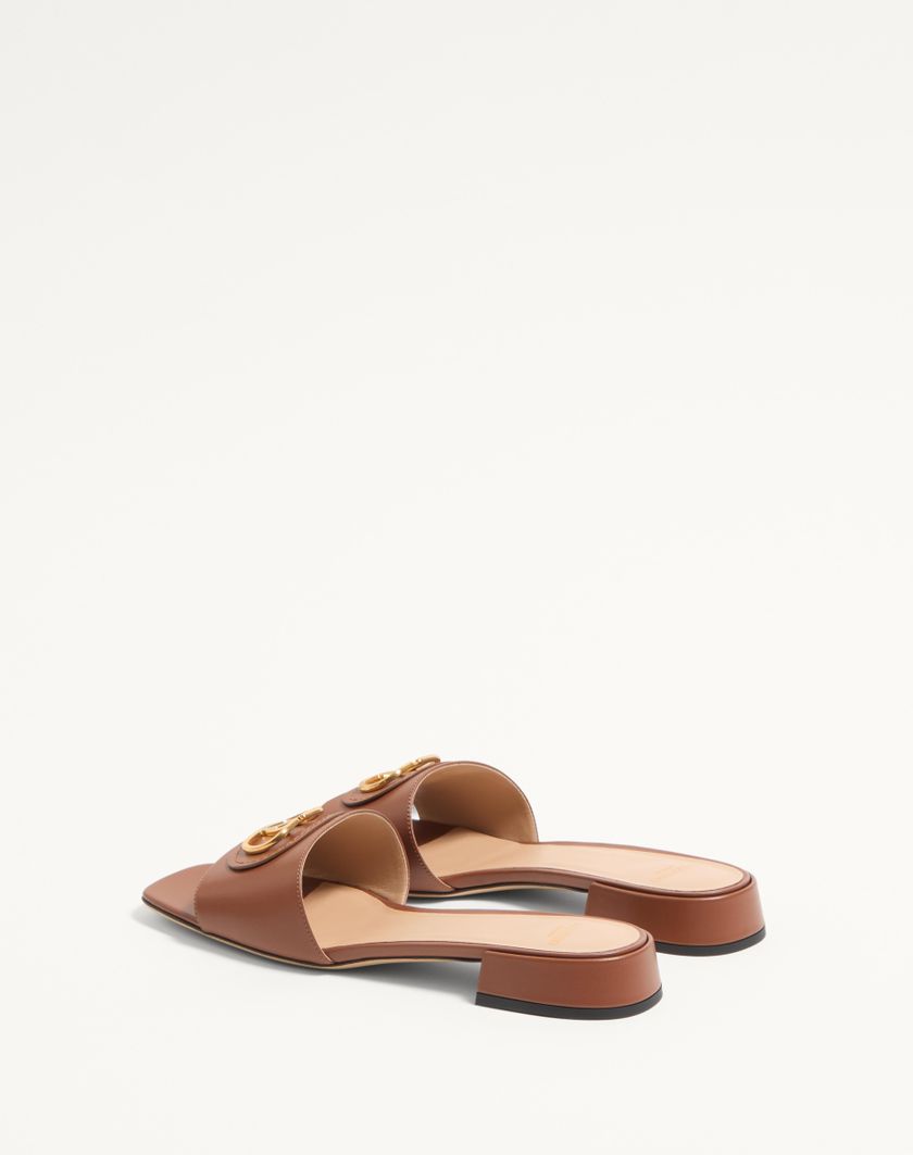 VLOGO SIGNATURE SLIDE SANDAL IN CALFSKIN 20MM - Image 2